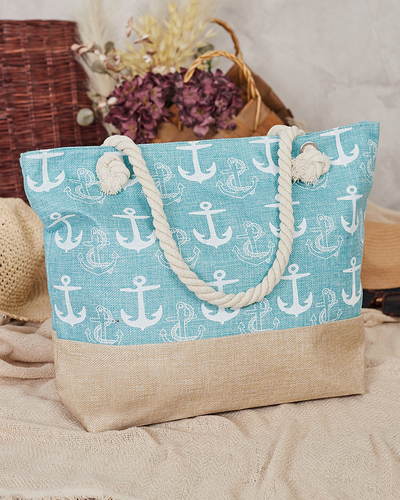 Royalfashion Stofftasche im Urlaubsmuster für die Schulter