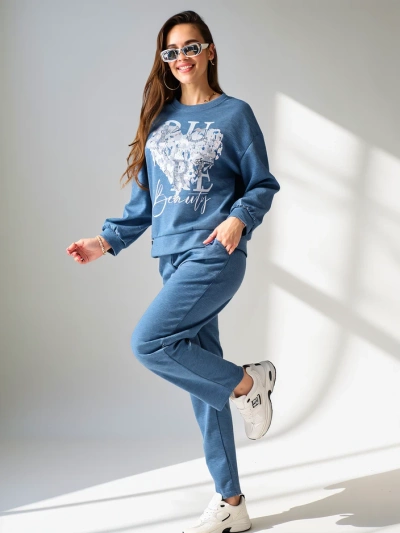 Royalfashion Damen Viskose-Set mit Druck