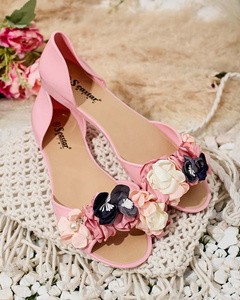 Royalfashion Gummiballerinas mit Blume Koddies