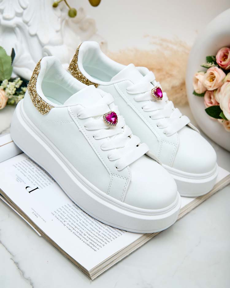 Royalfashion Damen sportliche Plateau-Sneakers Cinkci