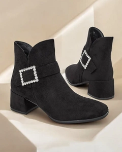 Royalfashion Damen-Stiefeletten mit niedrigem Absatz Vetti