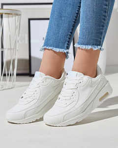 Weiße Damen-Sneaker-Sportschuhe Faducy- Footwear