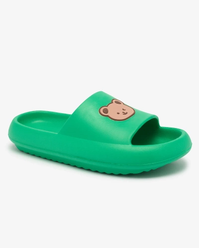 Royalfashion Dunkelgrüne Damen Flip-Flops aus Kautschuk Mabyn