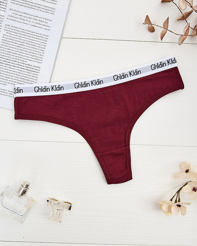 Royalfashion Damen-Tanga-Höschen mit Aufschriften