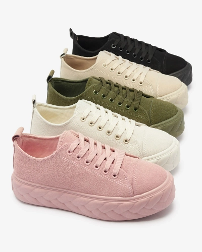 Beige Damen Plateau-Sneaker Sedix - Footwear