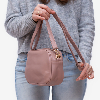 Rosa gesteppte Damenhandtasche - Accessoires