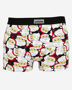 Royalfashion Christmas white men's boxer shorts