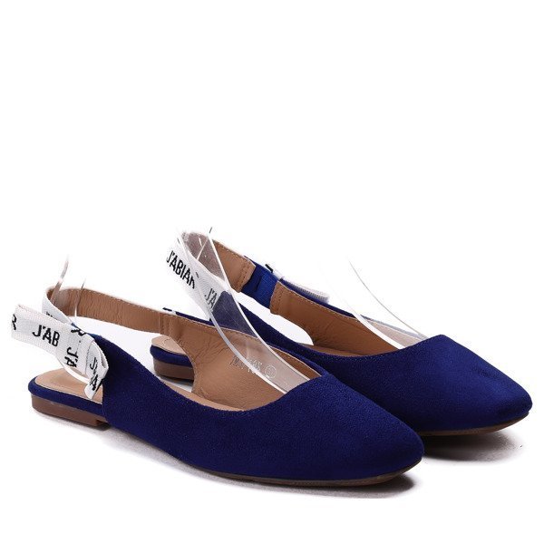 OUTLET Blue Chenya Ballerinas mit offenem Absatz - Schuhe