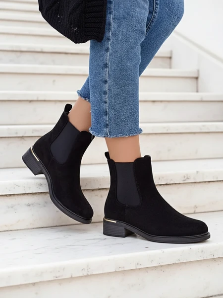 Royalfashion Damen Slip-On Stiefel Rizones