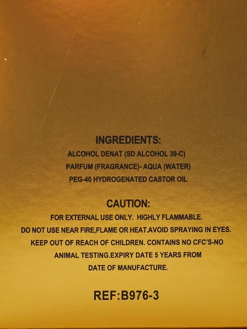 Парфумована вода для чоловіків Шаблон