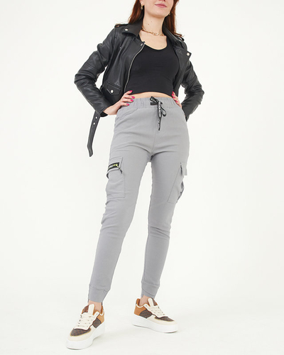 Сірі жіночі штани