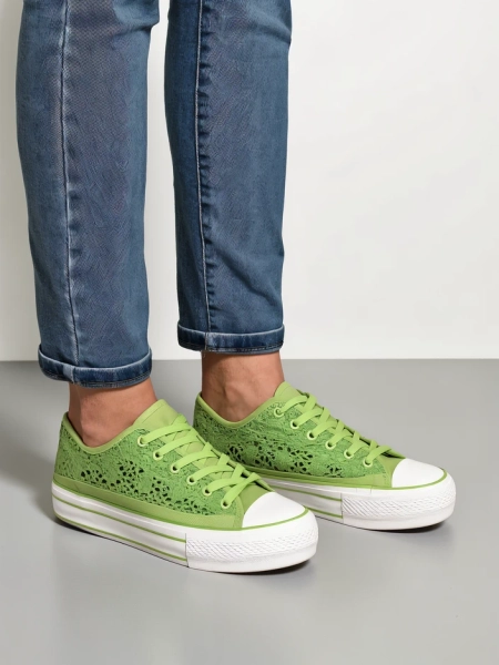 Royalfashion Damen perforierte Sneakers Nizzet