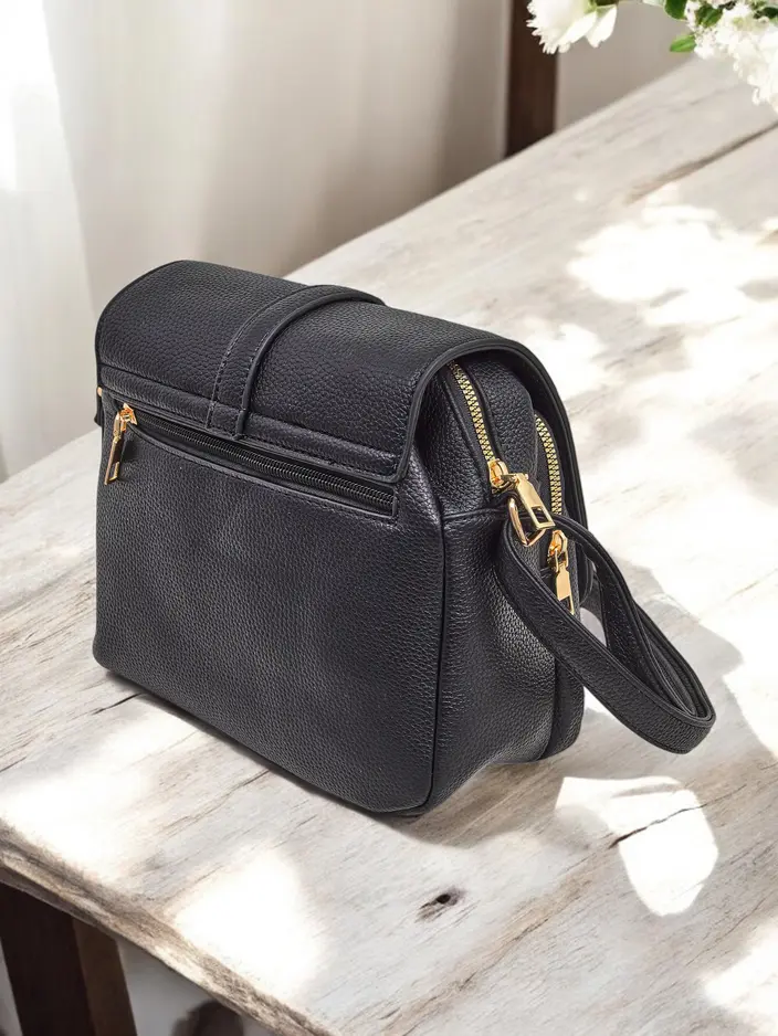 Royalfashion Vielseitige quadratische Handtasche aus Eco-Leder