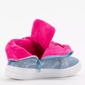 Hellblaue Bomi Sneakers für Mädchen - Schuhe