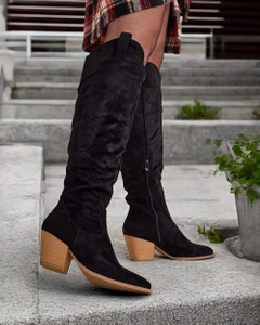 Royalfashion Damen Cowboystiefel Typ Getirres