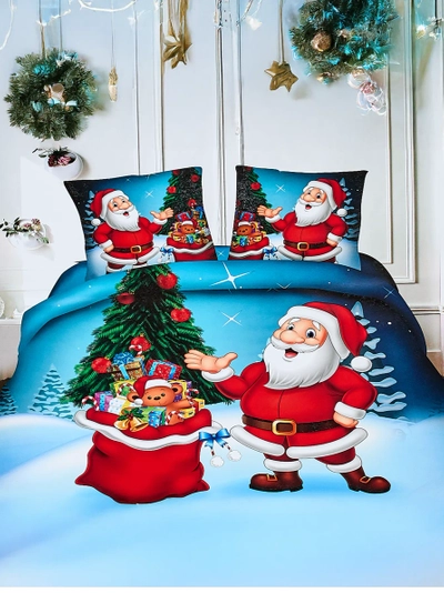 Royalfashion Weihnachtsbettwäsche 160x200 Set 3-TEILIG