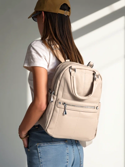 Royalfashion Damen Öko-Leder Rucksack