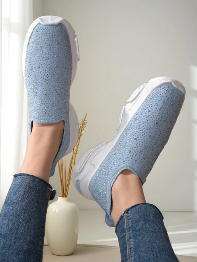 Royalfashion Slip-On Damensneakers mit Strass Elavises