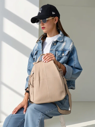 Royalfashion Kleiner Damen-Rucksack aus Eco-Leder