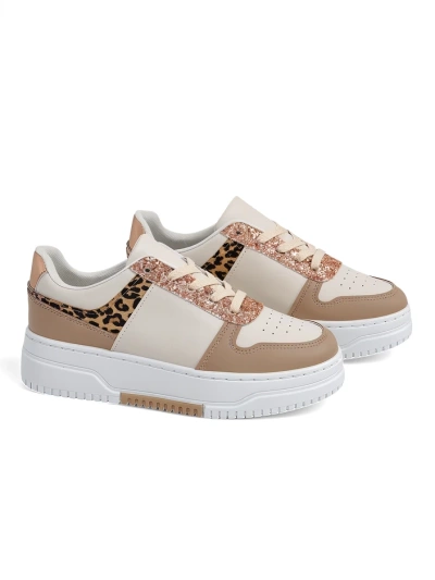 Royalfashion Damen Sneaker mit Glitter Qisofi