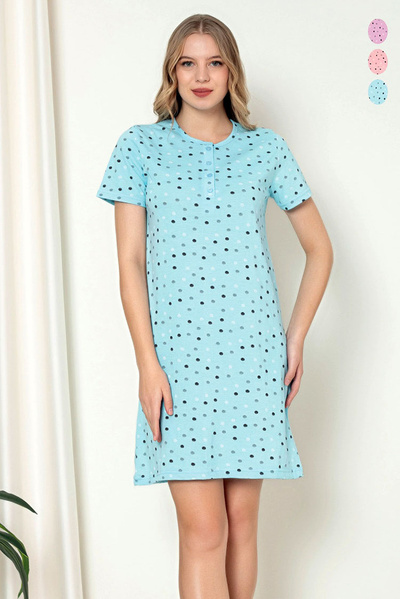 Royalfashion Women's polka dot nightshirt