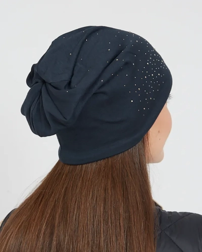 Royalfashion Damen-Beanie-Mütze mit Strasssteinen