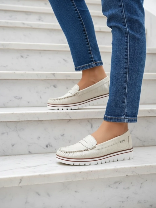 Royalfashion Жіночі мокасини з екосукна Bellisse