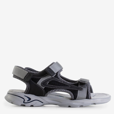 Schwarze Asitop-Klettsandalen für Jungen - Schuhe