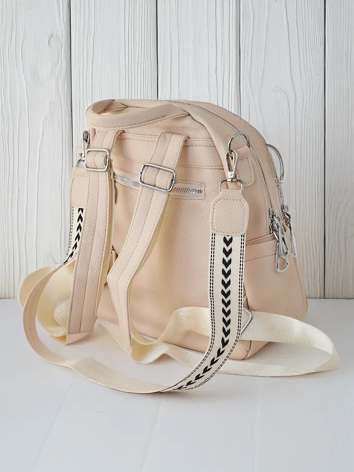 Royalfashion Kleiner Damen-Rucksack aus öko-Leder