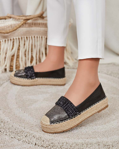 Royalfashion Damen Teirra Zirkonia Espadrilles