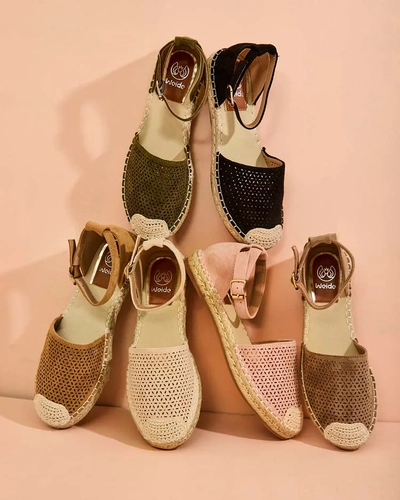 Royalfashion Damen Felle Espadrilles