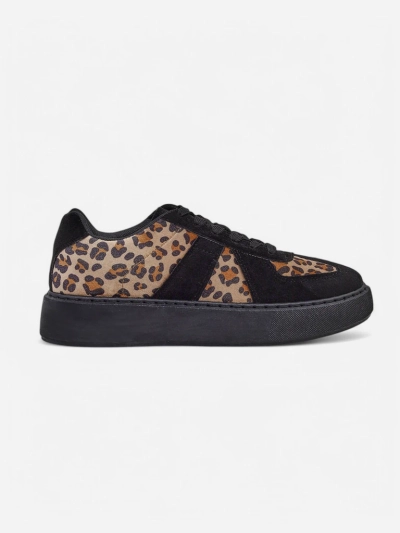 Royalfashion Damen Sport-Sneaker mit Leopardenmuster Big Cat