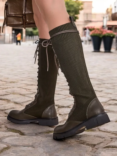 Royalfashion Schnürstiefel für Damen Zoewi