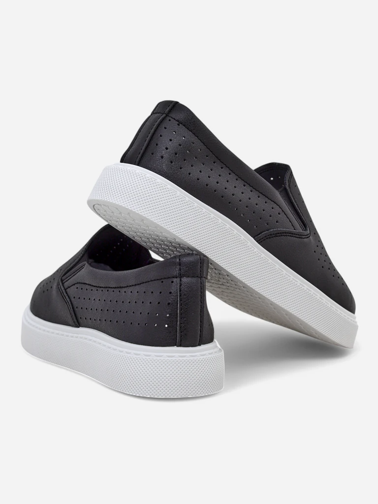 Royalfashion Damen perforierte Slipper Emillia