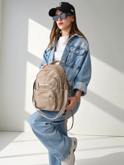 Royalfashion Kleiner Damen-Rucksack aus Eco-Leder