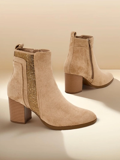 Royalfashion Damen Ankle Boots auf einem Pfosten Venotto