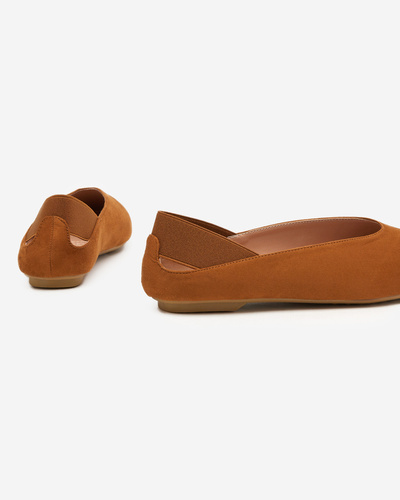 Damen-Ballerinas in Camel Lojara - Footwear