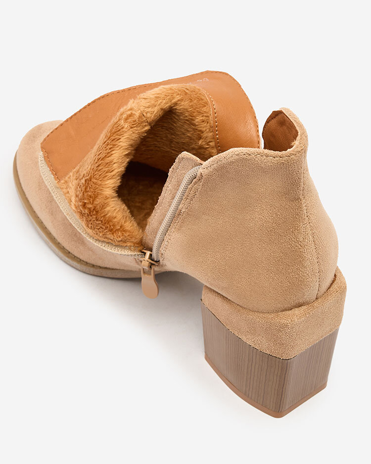 Royalfashion Світло-коричневі жіночі черевики Ricteas на шпильці